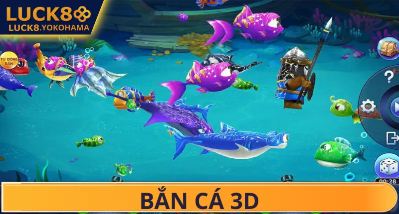 Bắn Cá 3D – Thế Giới Săn Thưởng Đầy Kỳ Thú Dưới Biển Cả Giới thiệu về tựa game bắn cá 3D tại LUCK8