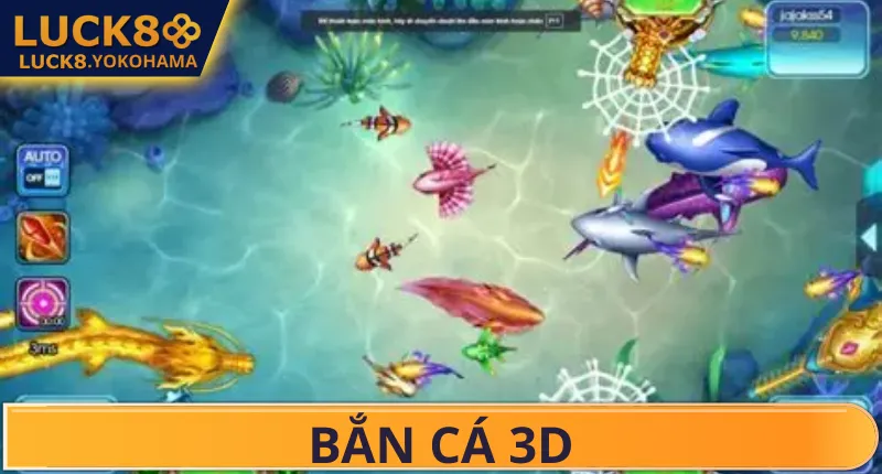 Bắn Cá 3D – Thế Giới Săn Thưởng Đầy Kỳ Thú Dưới Biển Cả Hiệu ứng nổ và vật phẩm thưởng ngẫu nhiên